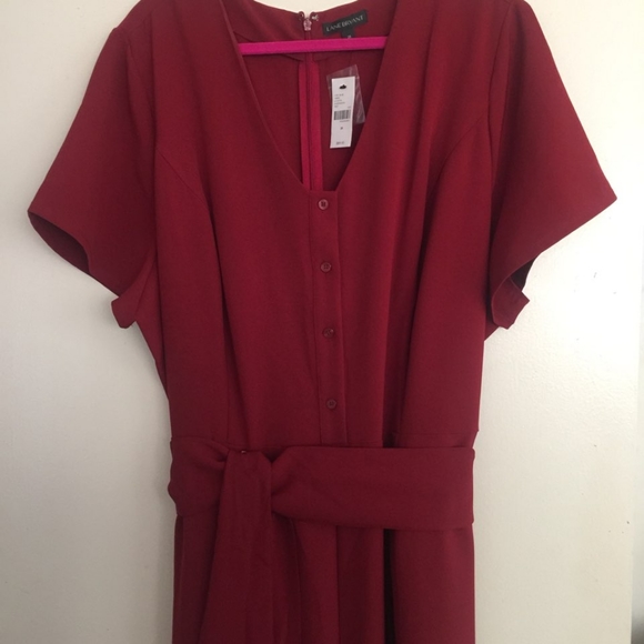 Lane Bryant NWT Button-Front Jumpsuit - Picture 2 of 4